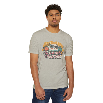 Halloween Fun Graphic Tee, Ghouls T-shirt, Unisex T-shirt, Spooky Shirt, Casual Halloween Apparel