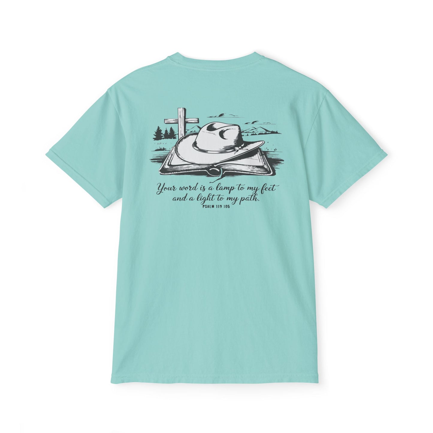 Unisex Pocket T-Shirt with Inspirational Quote - Perfect for Everyday Wear, Gift for Friends and Family, Spiritual Vibes, Summer Outing