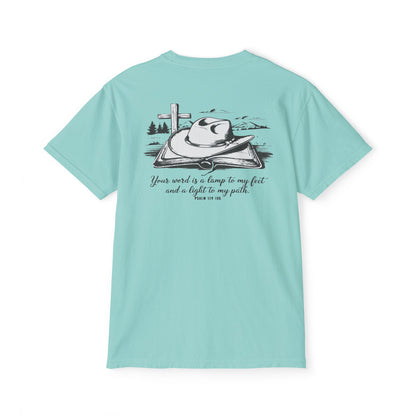 Unisex Pocket T-Shirt with Inspirational Quote - Perfect for Everyday Wear, Gift for Friends and Family, Spiritual Vibes, Summer Outing