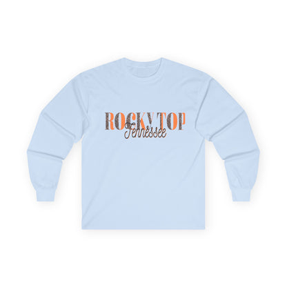 Rocky Top Tennessee Long Sleeve Tee — Vintage Script State Pride