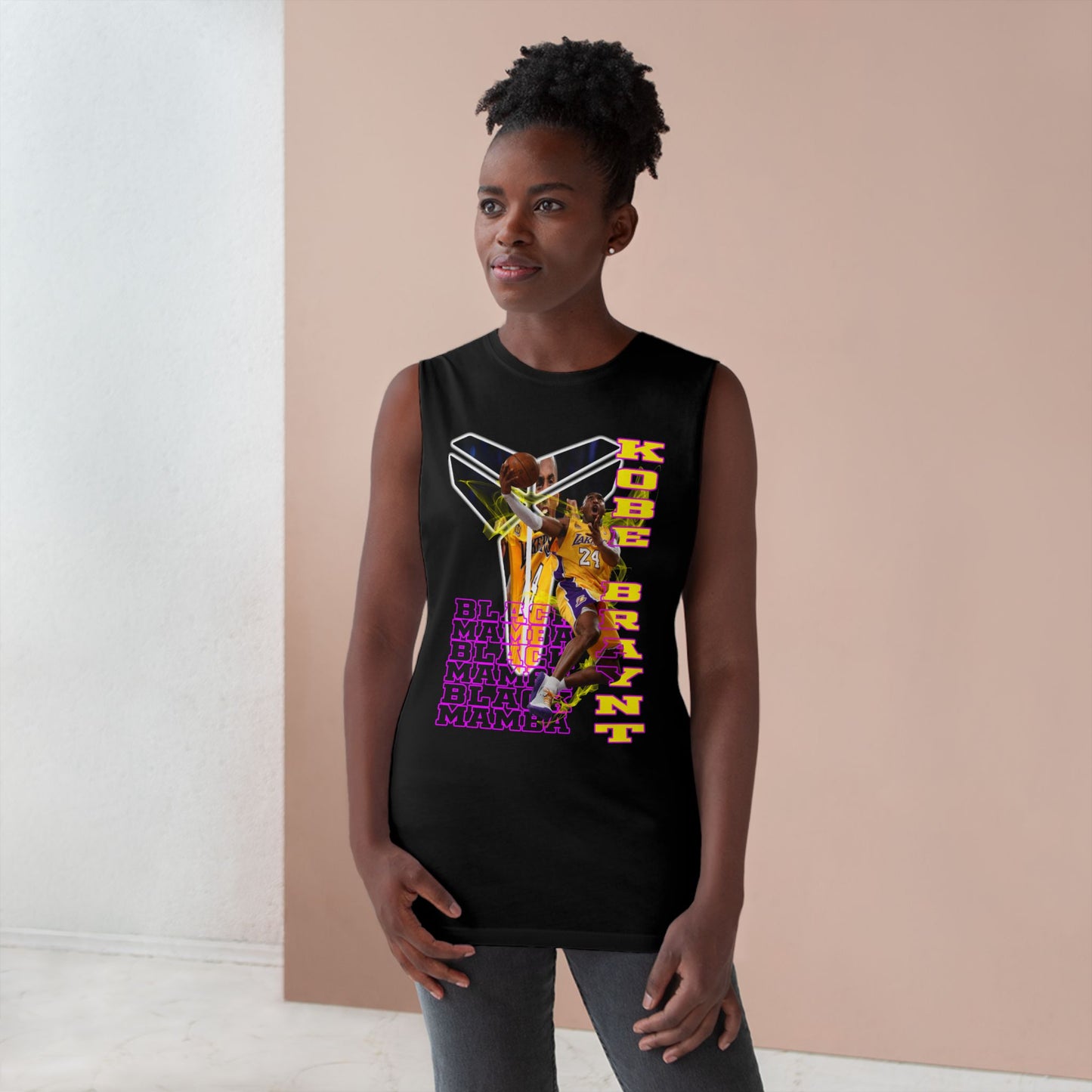 Kobe Bryant Unisex Tank Top, Basketball Apparel, Sports Fitness Gear, Tribute Shirt, Gift for Athletes, Summer Sportswear