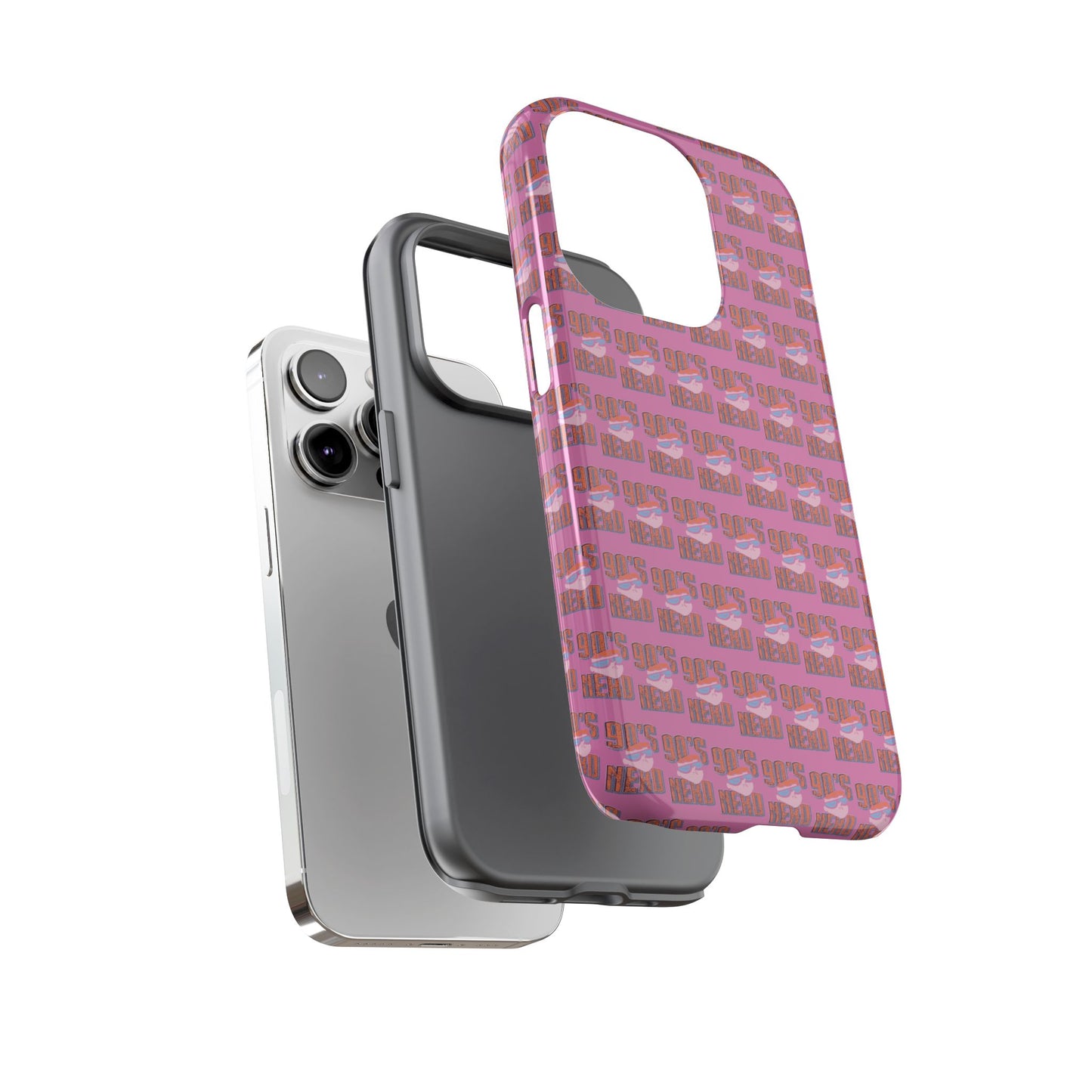 90s Vibe Phone Case, Retro Tough Cases, Gift for Nostalgia Lovers, Durable Phone Covers, 90s Themed Accessories
