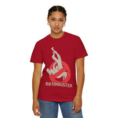 Unisex Fun Graphic T-Shirt, Graphic Tee, Casual Wear, Gift for Wrestling Fans, Brainbuster Design, Humor Apparel, Everyday Style