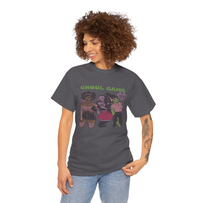 Ghoul Gang Unisex Heavy Cotton Tee | Halloween T-Shirt, Spooky Apparel, Gothic Fashion, Funny Gift, Group Costume
