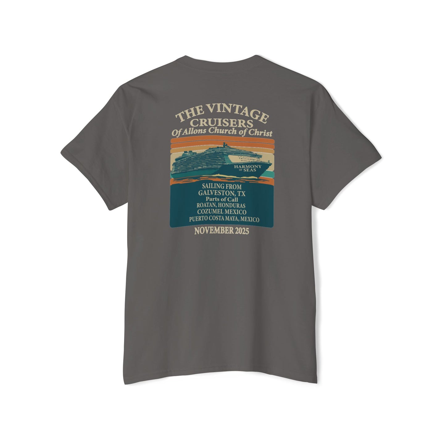 Retro Pocket Tee Allons Church of Christ Cruise 2025 Unisex T-Shirt