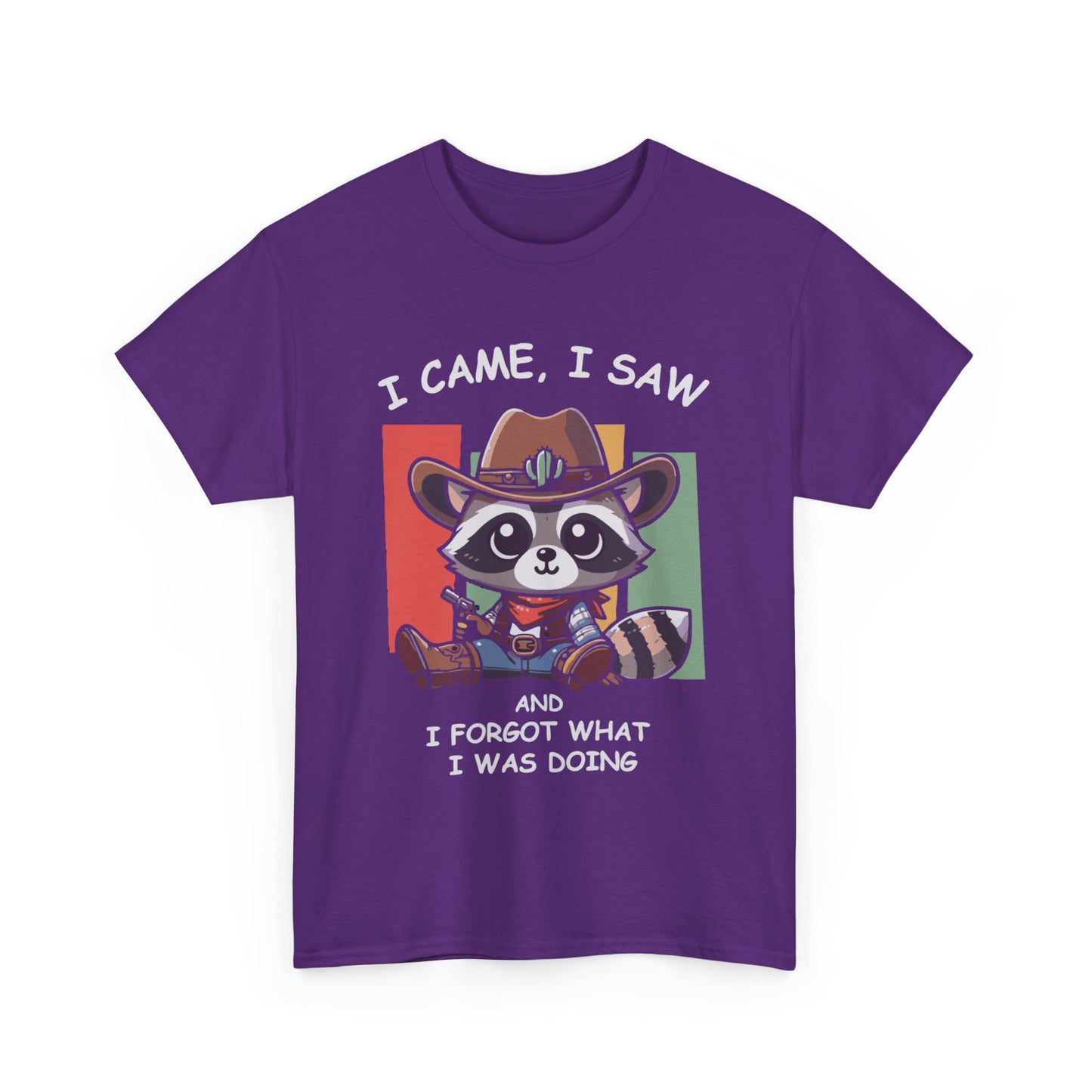 Fun Raccoon Graphic Tee, Cute Funny Animal T-Shirt, Unique Gift, Unisex Cotton Tee, Casual Wear, Birthday Gift, Humor Shirt