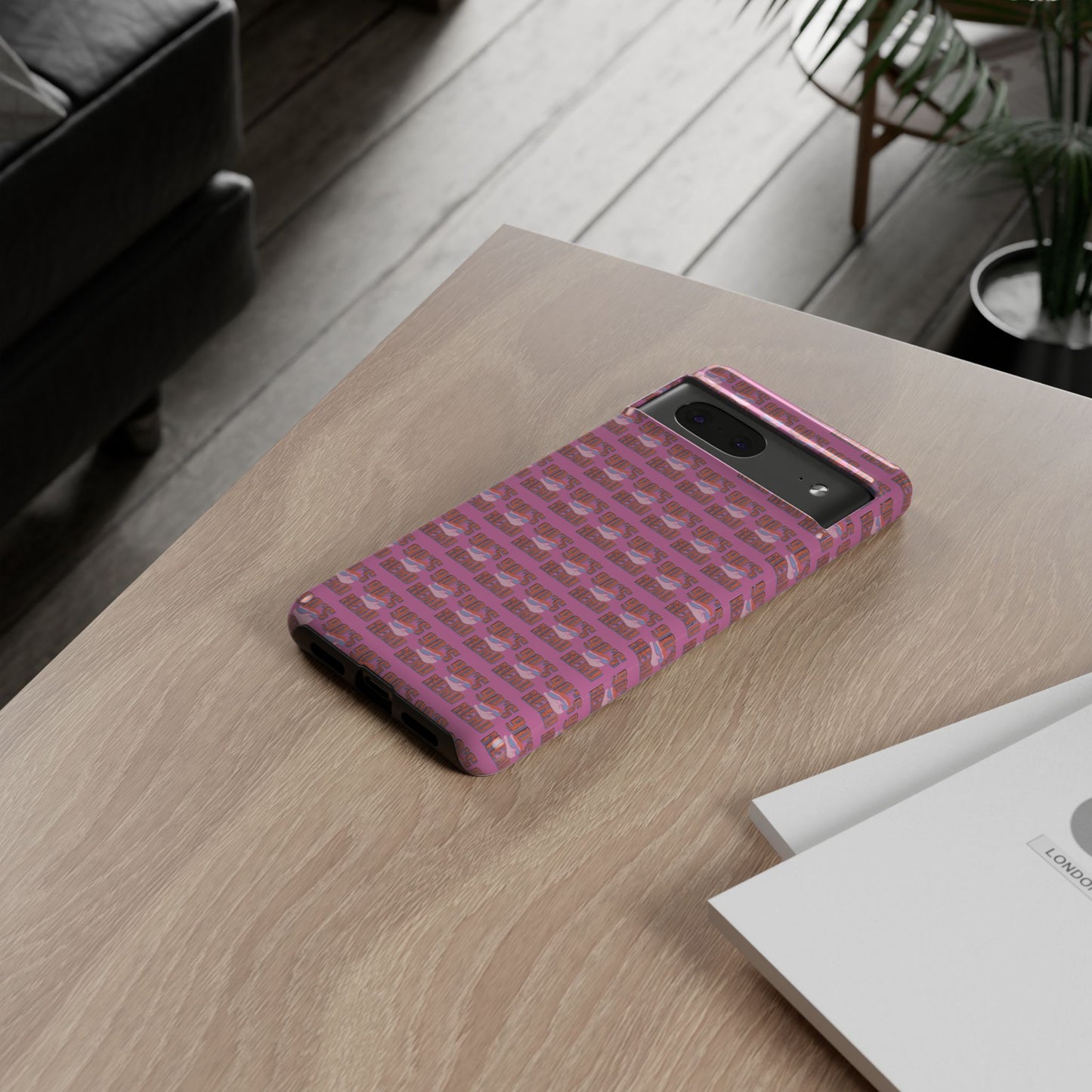 90s Vibe Phone Case, Retro Tough Cases, Gift for Nostalgia Lovers, Durable Phone Covers, 90s Themed Accessories