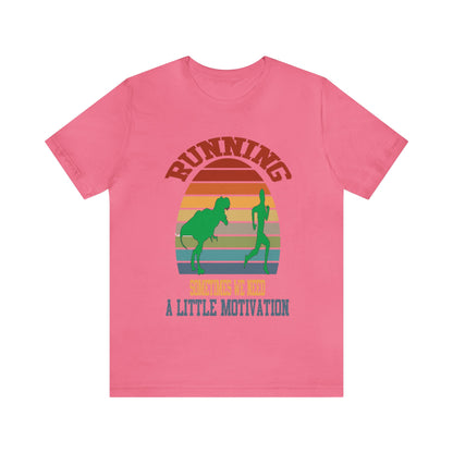 Running With Movite Unisex Jersey Short Sleeve Tee