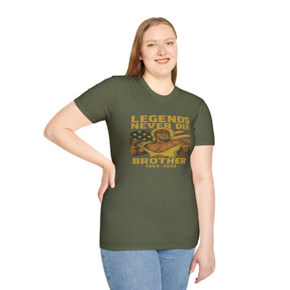 Legends Never Die Brother Memorial T-Shirt – Vintage Tribute Tee (1952–2023)