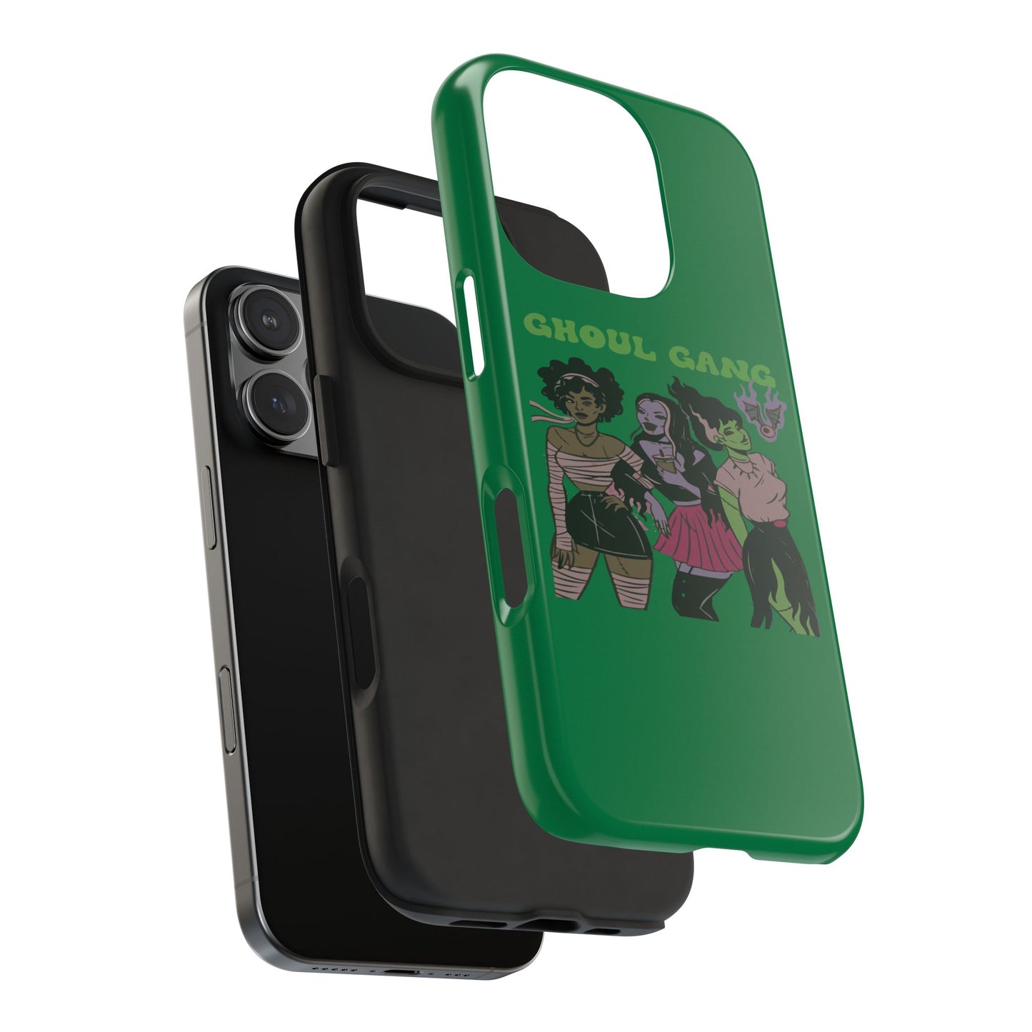 Ghoul Gang Tough Phone Case, Phone Accessory, Halloween Gift, Spooky Aesthetic, Durable Protection, Trendy Design