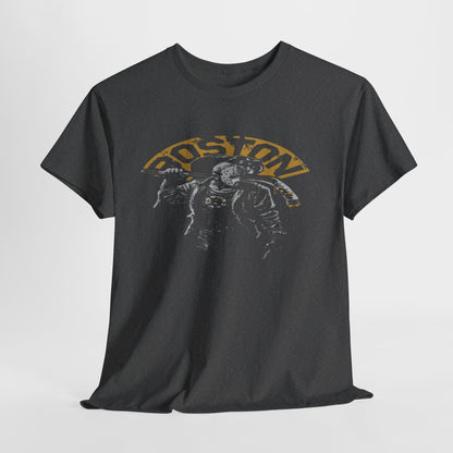 Boston Graphic Tee, Unisex Cotton T-Shirt, Casual Wear, Gift for Him/Her, Streetwear Style, Travel Souvenir, Boston Pride Shirt