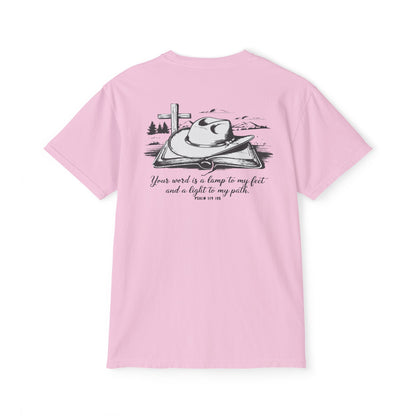 Unisex Pocket T-Shirt with Inspirational Quote - Perfect for Everyday Wear, Gift for Friends and Family, Spiritual Vibes, Summer Outing
