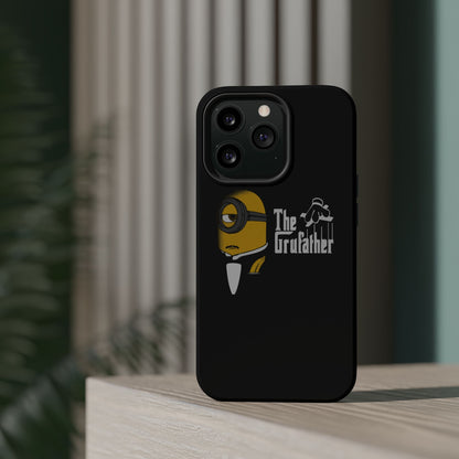 Magnetic Tough Cases: The Gruffather Phone Cover, Gift for Minions Fans, Unique Cell Phone Case, Durable Protective Case, Fun Cartoon Design
