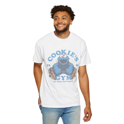 Cookie Monster Inspired Unisex T-Shirt, Fun Gift for Gamers, Casual Wear, Birthday Gift, Kitchen & Gym Motivation
