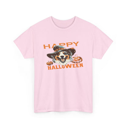 Halloween Dog Graphic Tee, Unisex T-Shirt, Spooky Pet Shirt, Fall Apparel, Trick or Treat Top