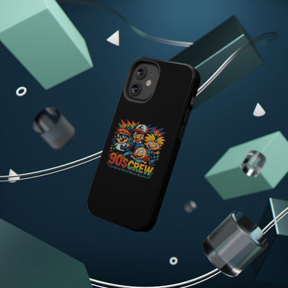90s Crew Impact-Resistant Phone Case — Retro Cartoon Gamer Design