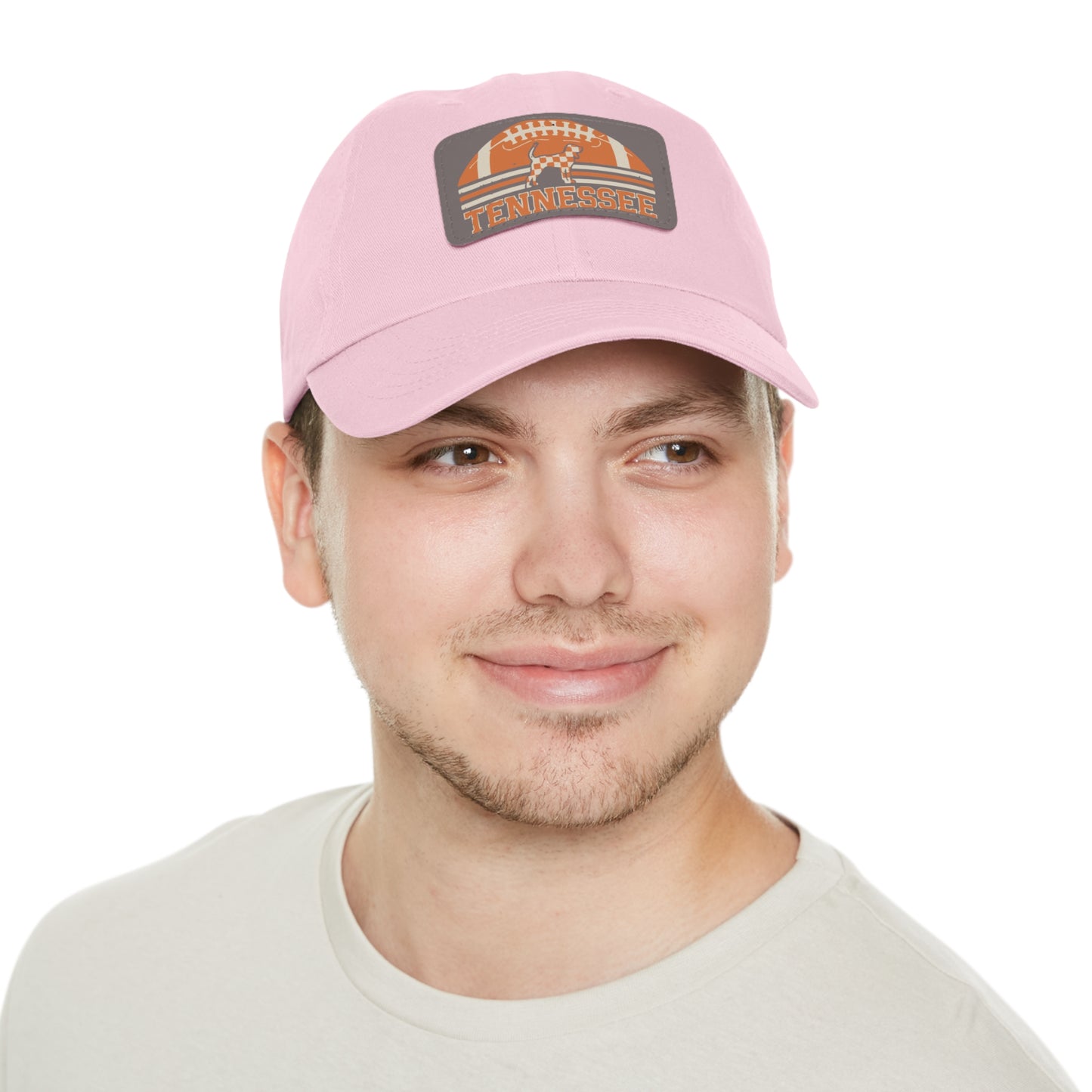 Tennessee Dad Hat with Leather Patch, Casual Hat, Sports Cap, Gift for Dads, Outdoor Hat, Summer Accessory