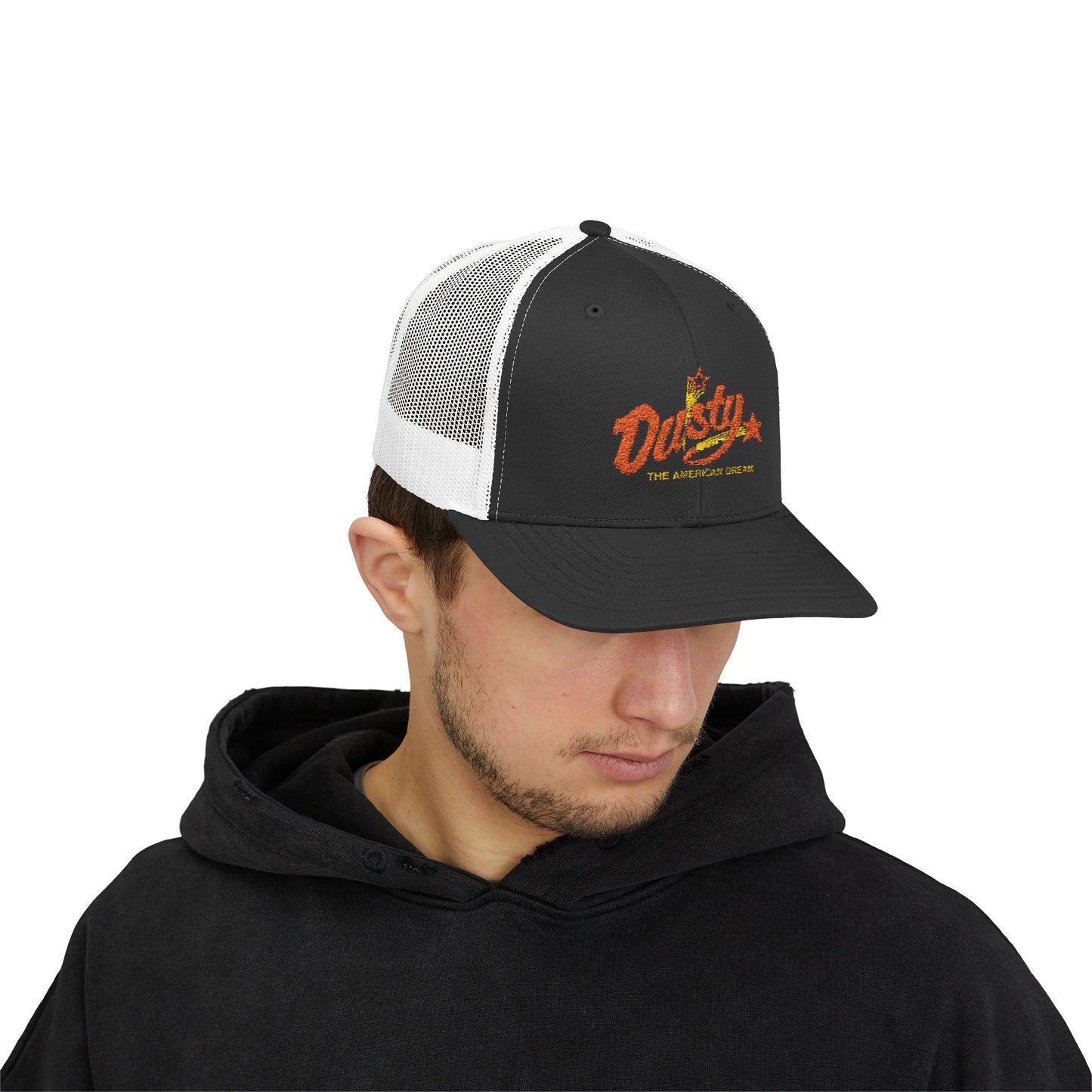 Dusty Snapback Trucker Cap, Trendy Hat, Gift for Him/Her, Casual Wear, Festival Accessory, Outdoor Style