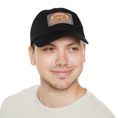 Tennessee Dad Hat with Leather Patch, Casual Hat, Sports Cap, Gift for Dads, Outdoor Hat, Summer Accessory
