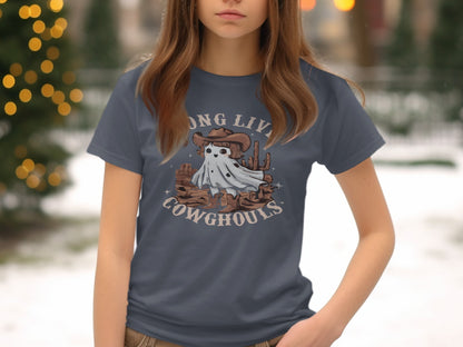 Long Live Cowghouls Ghostly Cowboy Theme T-shirt product