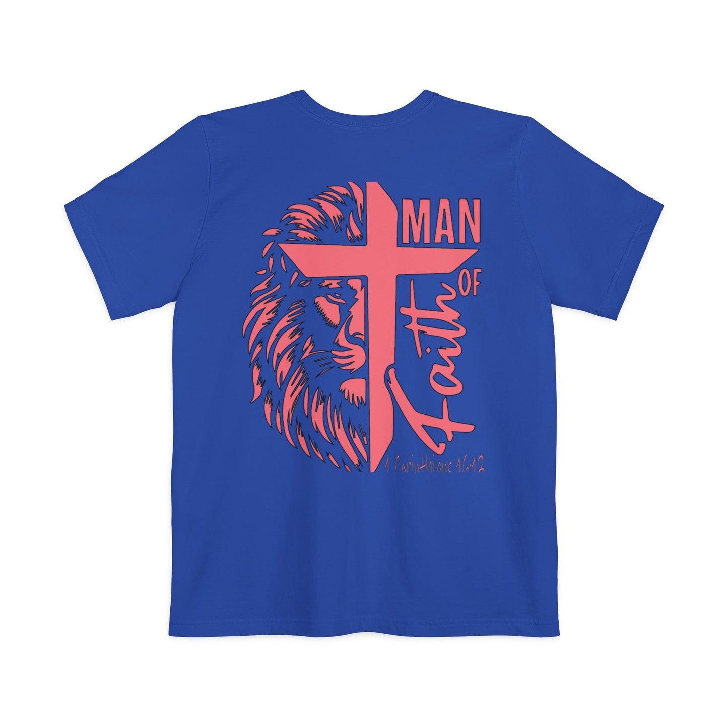Faith-Inspired Unisex Pocket T-shirt - Perfect for Christian Men, Everyday Wear, Gifts for Dad, and Faith Celebrations