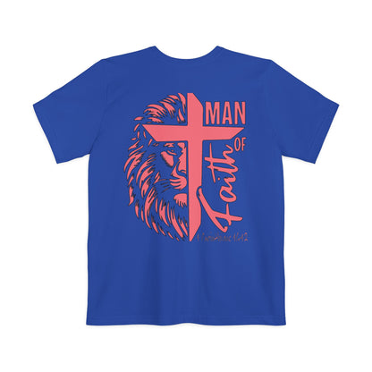 Faith-Inspired Unisex Pocket T-shirt - Perfect for Christian Men, Everyday Wear, Gifts for Dad, and Faith Celebrations