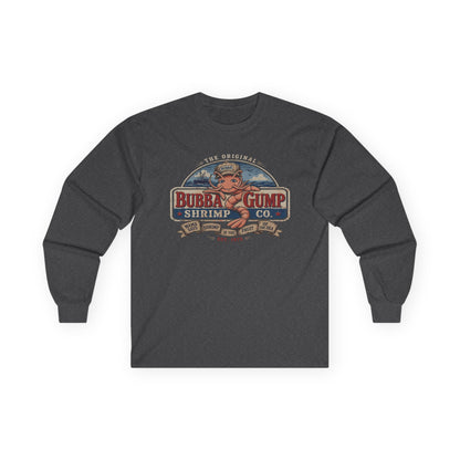 Long Sleeve Tee - Retro 'Bubba Gump Shrimp Co.' Vintage Logo