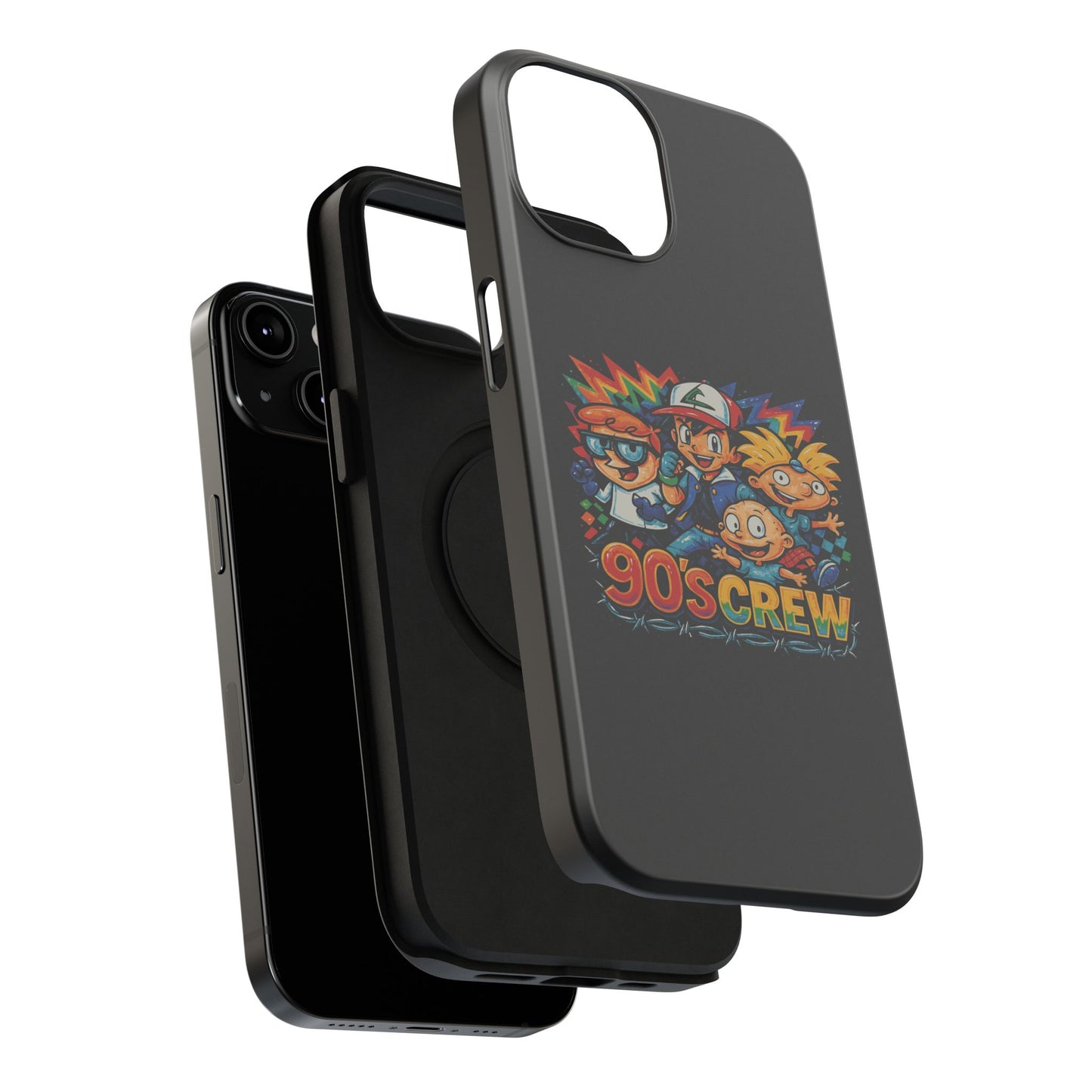 90s Crew Impact-Resistant Phone Case — Retro Cartoon Gamer Design