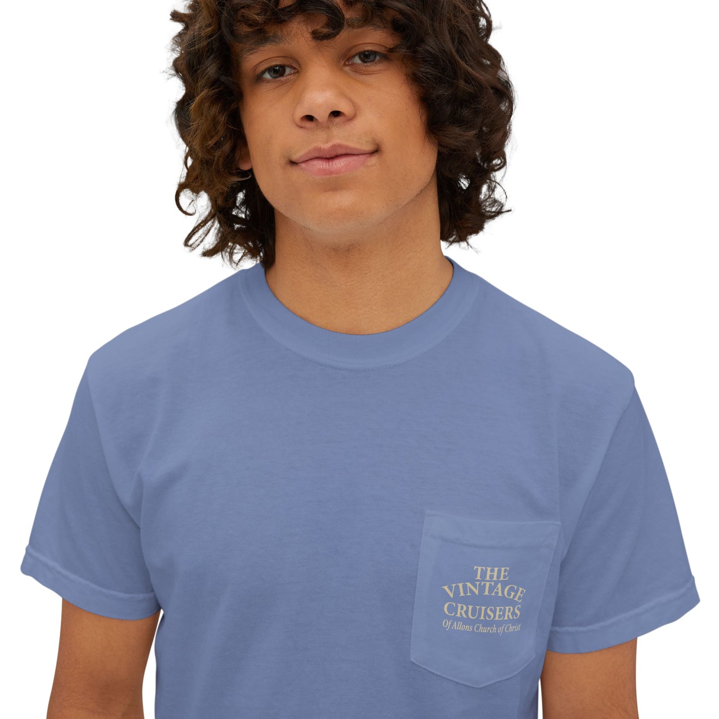 Vintage Allons church of Christ Cruise Pocket T-Shirt