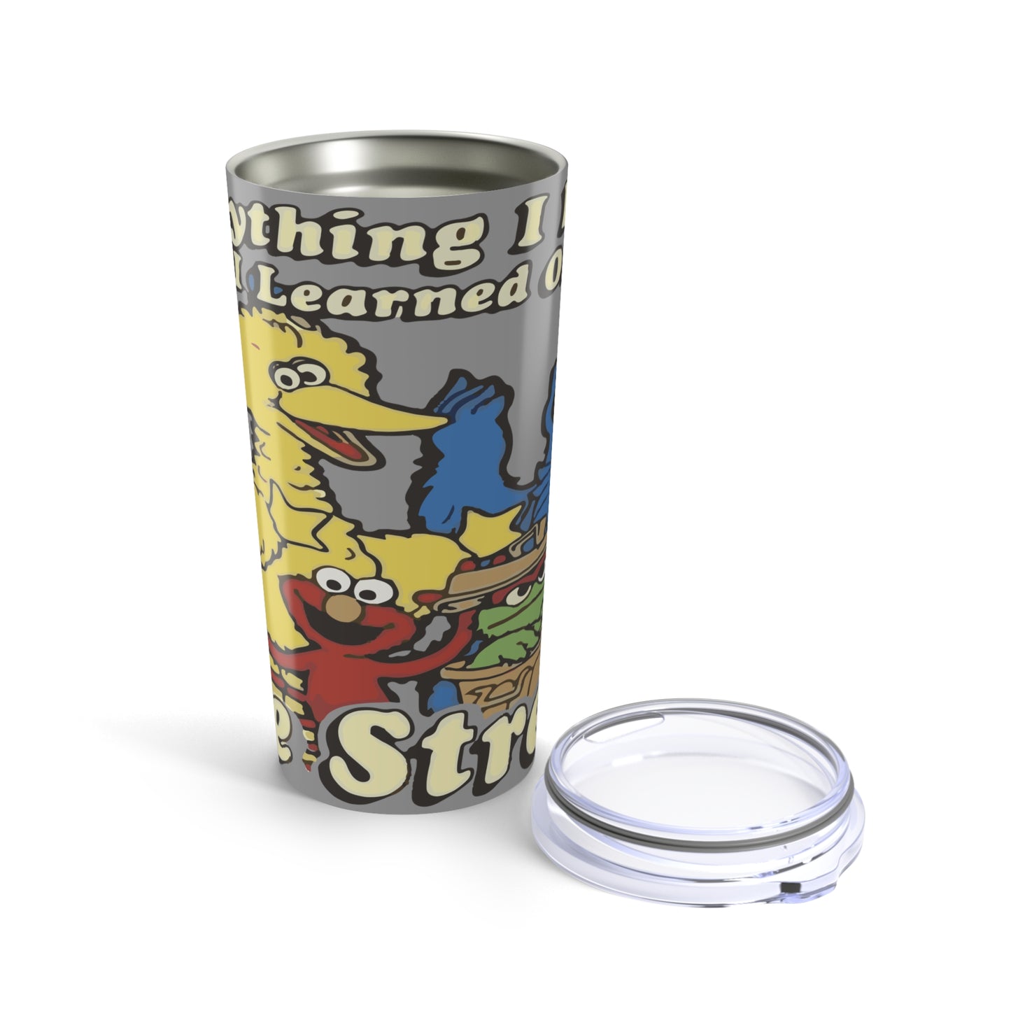 Tumbler — Retro Sesame Street Characters 20oz Insulated Travel Cup