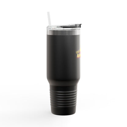 Alien Coffee Mug for Area 51 Fans, Travel Drinkware, 40oz Insulated Tumbler, Perfect for Road Trips, Gifts for UFO Lovers, Sci-Fi Inspired