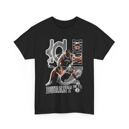 Kevin Durant Unisex Heavy Cotton Tee, Basketball Fan Shirt, Sports Apparel, Gift for Sports Enthusiasts, NBA Style T-Shirt