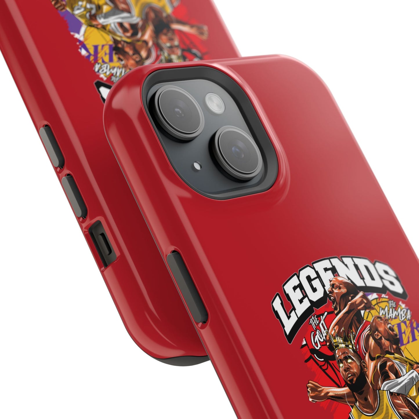 Legends Basketball Graphic Phone Case — Impact-Resistant iPhone Cover