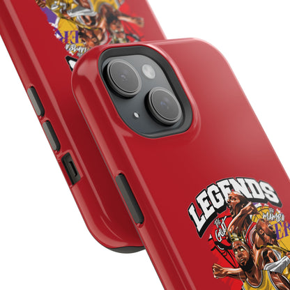 Legends Basketball Graphic Phone Case — Impact-Resistant iPhone Cover