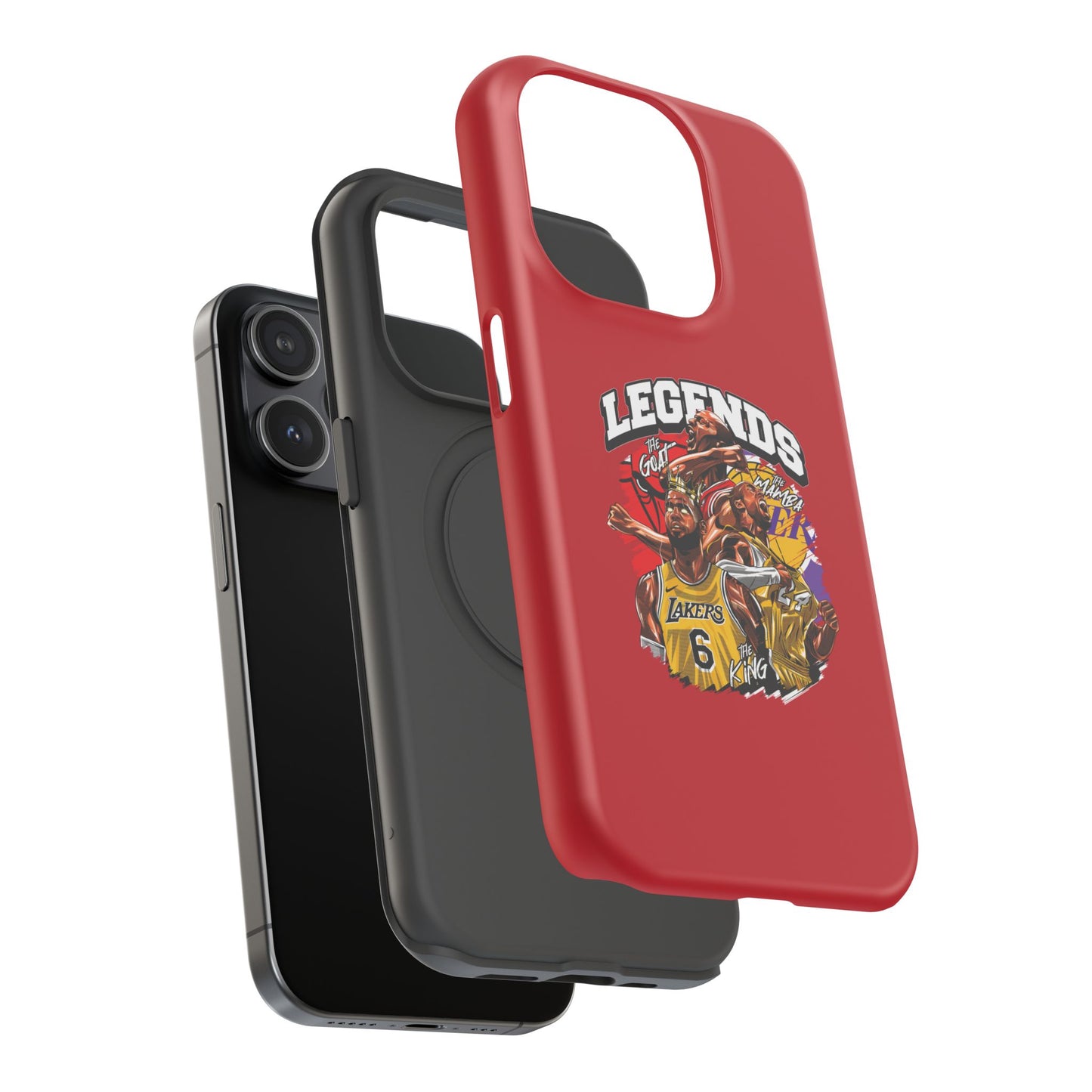 Legends Basketball Graphic Phone Case — Impact-Resistant iPhone Cover