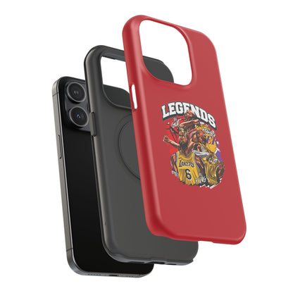 Legends Basketball Graphic Phone Case — Impact-Resistant iPhone Cover