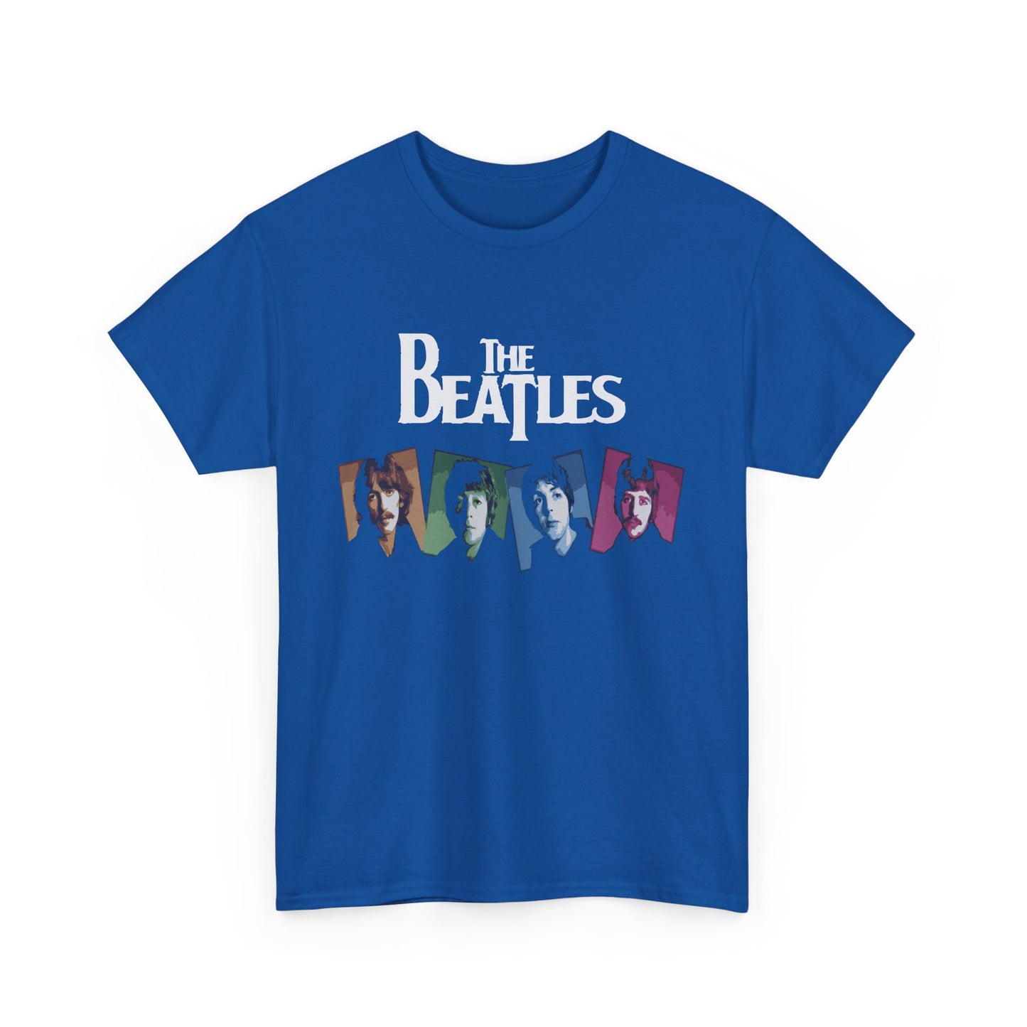 Retro Beatles Graphic Tee - Vintage Unisex Heavy Cotton T-Shirt, Music Lover Gift, 60s Inspired Fashion, Concert T-Shirt, Gift for Him/Her