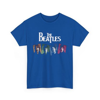 Retro Beatles Graphic Tee - Vintage Unisex Heavy Cotton T-Shirt, Music Lover Gift, 60s Inspired Fashion, Concert T-Shirt, Gift for Him/Her