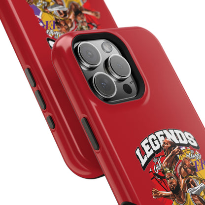 Legends Basketball Graphic Phone Case — Impact-Resistant iPhone Cover