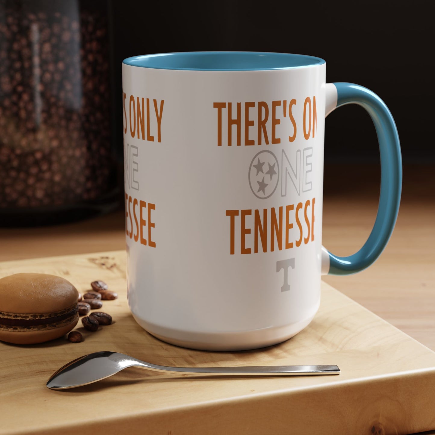 Tennessee Accent Coffee Mug - Perfect for Fans, Gift for Graduates, Home Office Essential, Sports Celebration, Personalized Tea Cup
