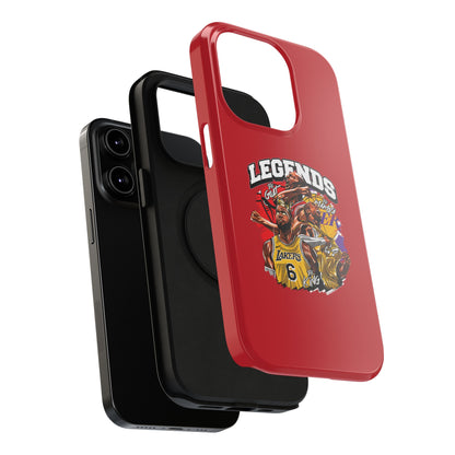 Legends Basketball Graphic Phone Case — Impact-Resistant iPhone Cover