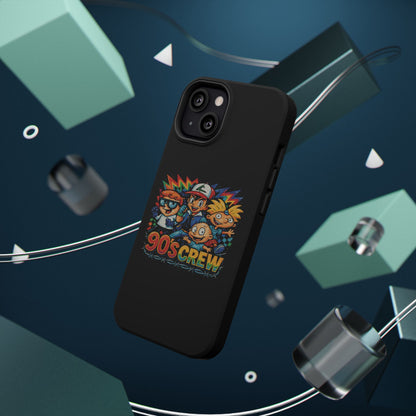90s Crew Impact-Resistant Phone Case — Retro Cartoon Gamer Design