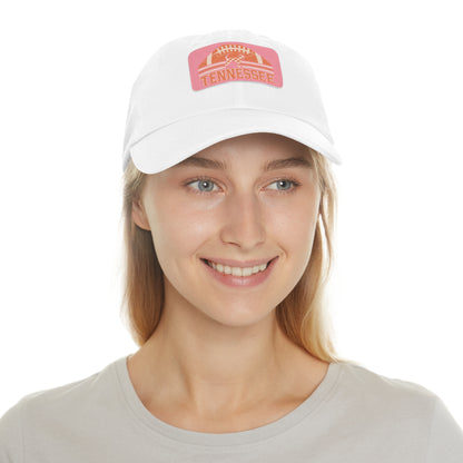 Tennessee Dad Hat with Leather Patch, Casual Hat, Sports Cap, Gift for Dads, Outdoor Hat, Summer Accessory