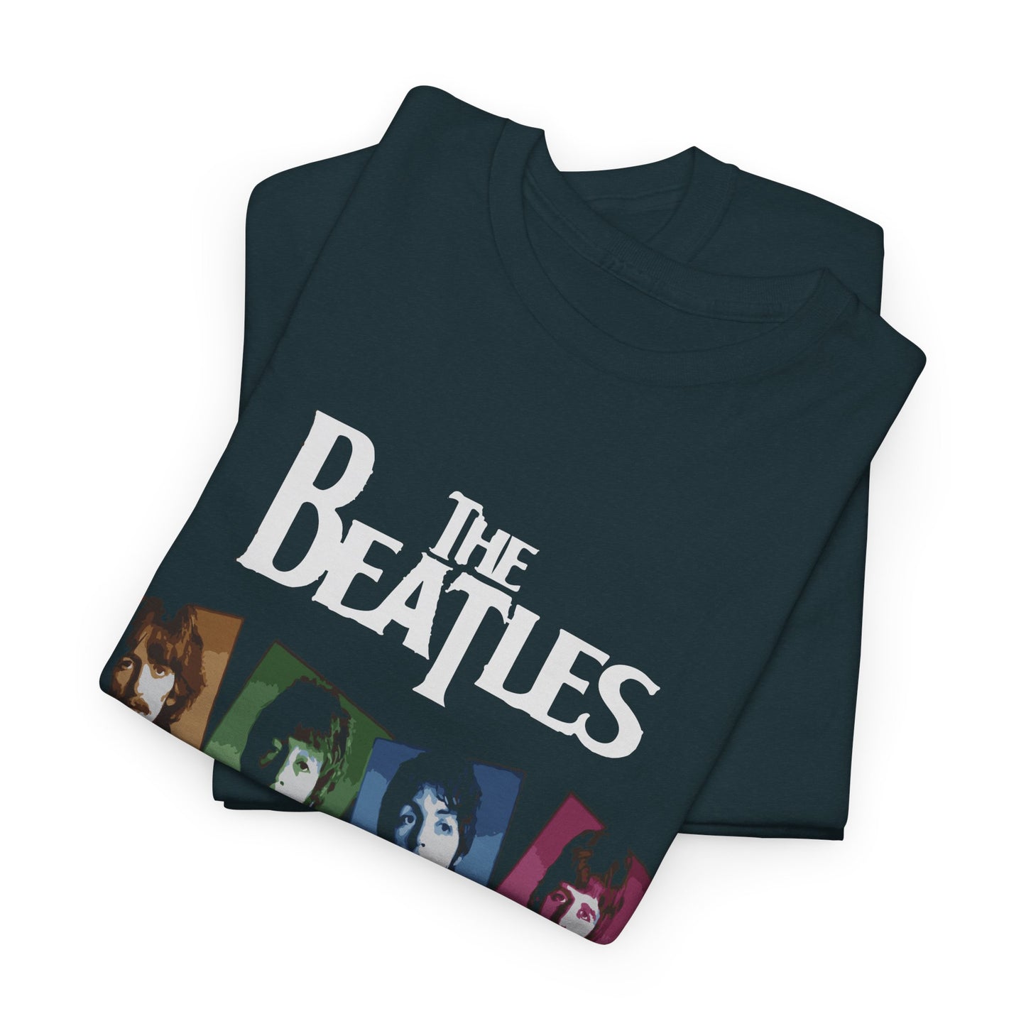 Retro Beatles Graphic Tee - Vintage Unisex Heavy Cotton T-Shirt, Music Lover Gift, 60s Inspired Fashion, Concert T-Shirt, Gift for Him/Her