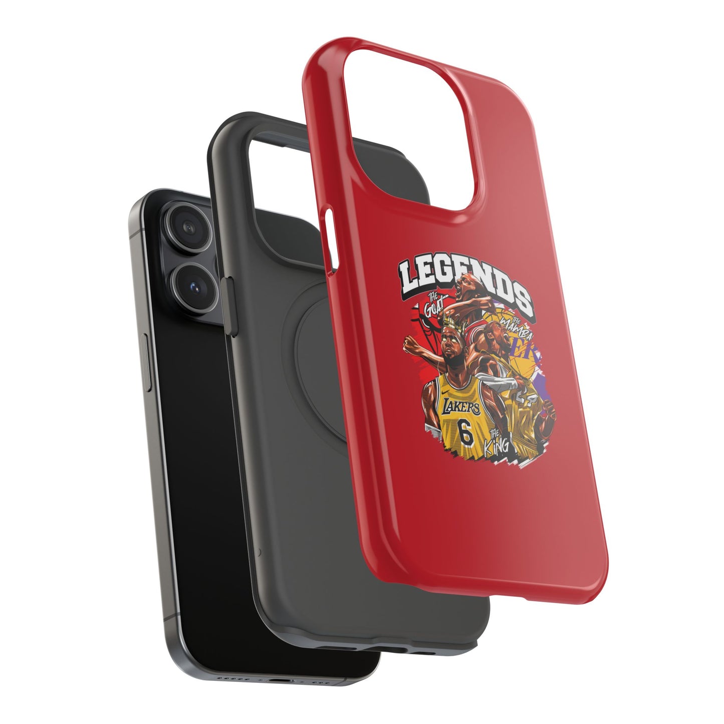 Legends Basketball Graphic Phone Case — Impact-Resistant iPhone Cover