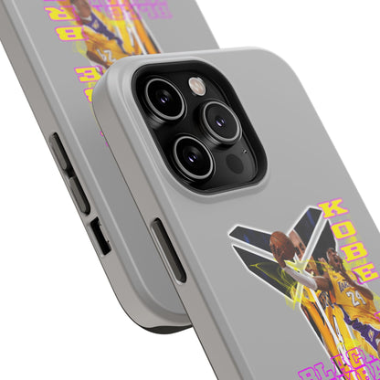 Impact-Resistant Phone Case — Bold Retro Basketball Graphic