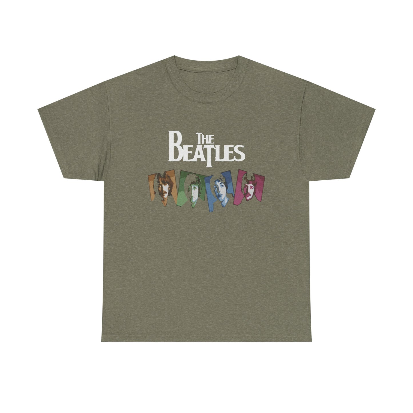 Retro Beatles Graphic Tee - Vintage Unisex Heavy Cotton T-Shirt, Music Lover Gift, 60s Inspired Fashion, Concert T-Shirt, Gift for Him/Her