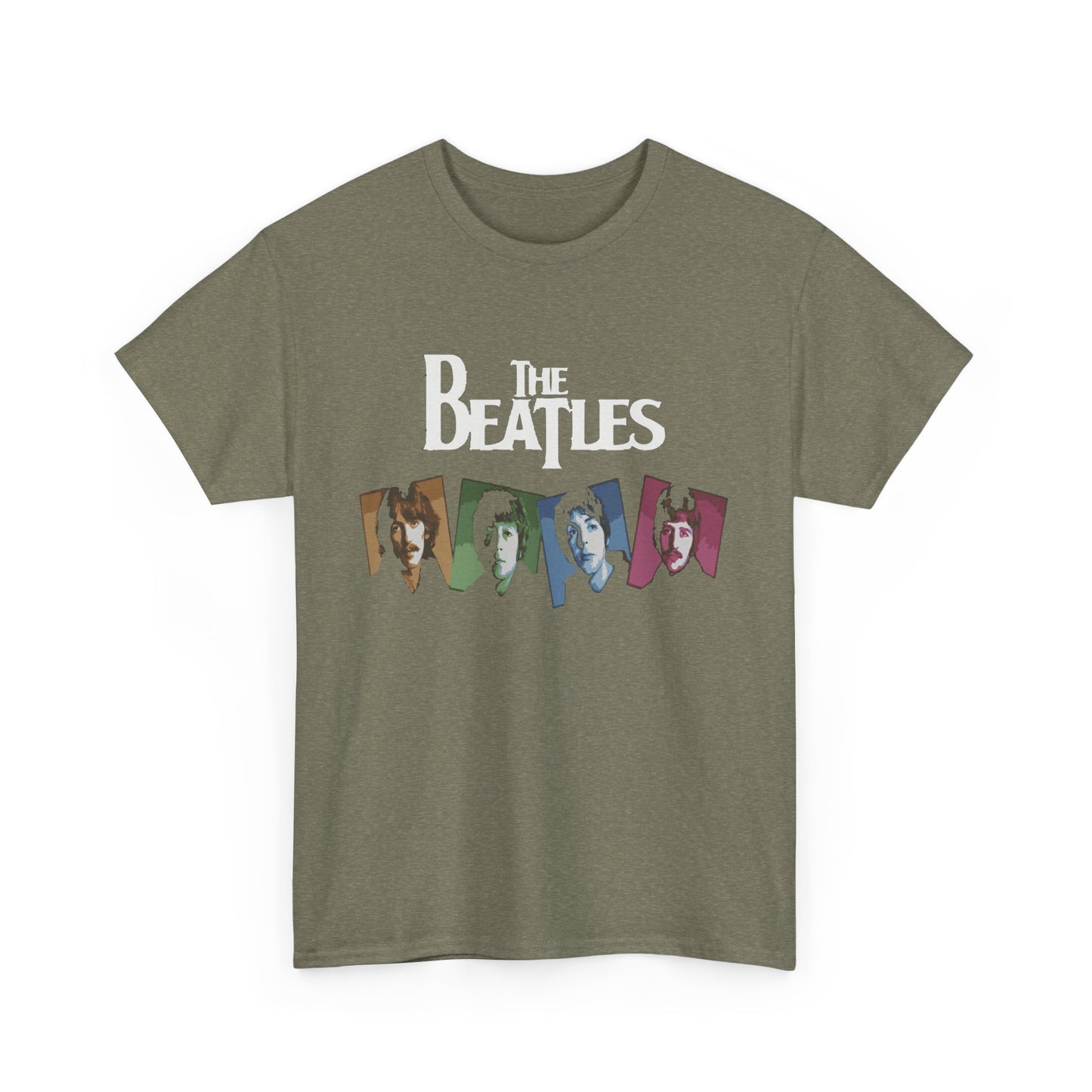 Retro Beatles Graphic Tee - Vintage Unisex Heavy Cotton T-Shirt, Music Lover Gift, 60s Inspired Fashion, Concert T-Shirt, Gift for Him/Her