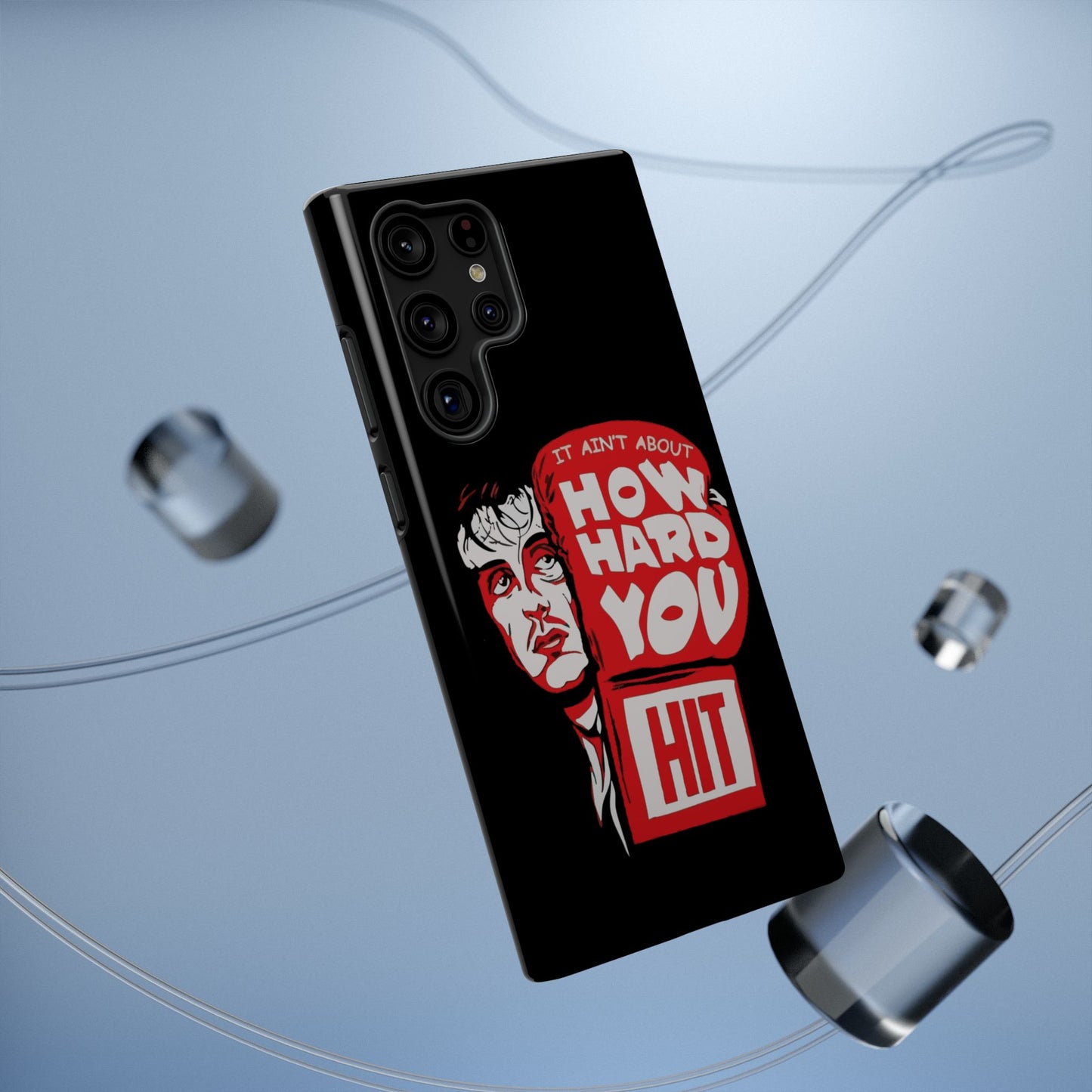 Impact-Resistant Phone Case, Rugged Smartphone Cover, Tough Phone Protection, Inspirational Gift, Motivational Tech Accessory