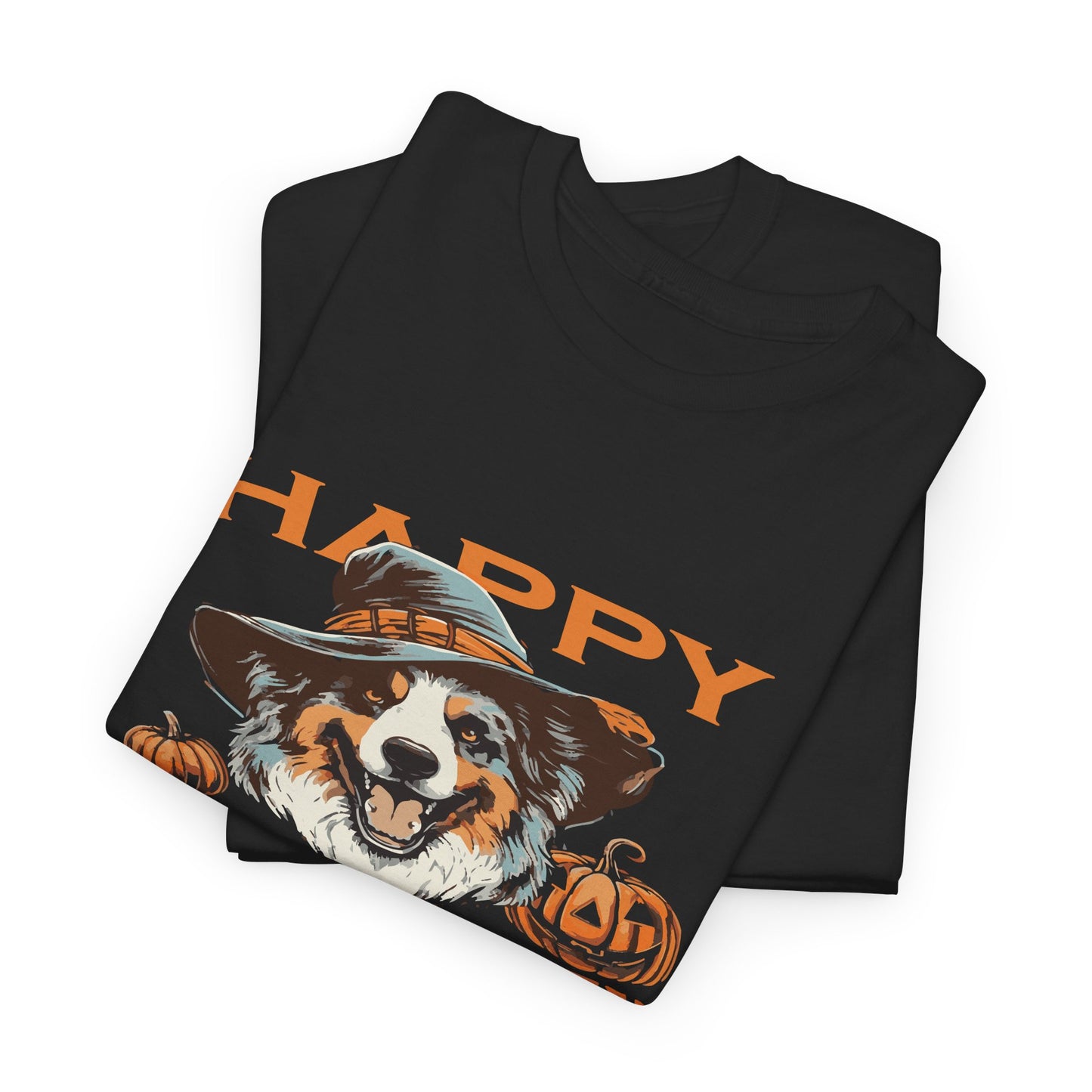 Halloween Dog Graphic Tee, Unisex T-Shirt, Spooky Pet Shirt, Fall Apparel, Trick or Treat Top